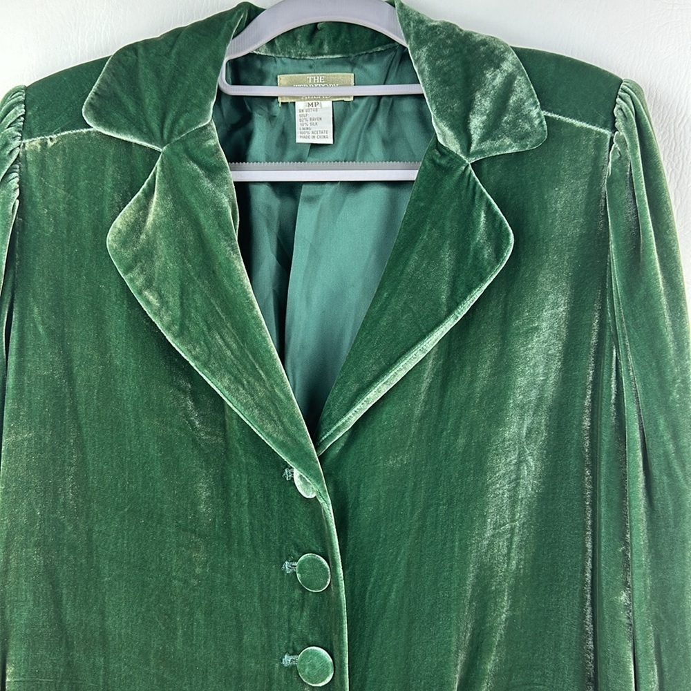 The Territory Ahead Button Down Velour Jacket Blazer, MP - Picture 2 of 9